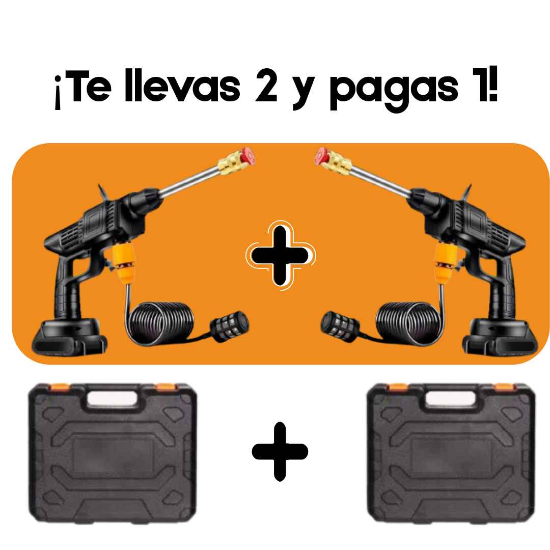 Hidrolavadora Titanium Pro Recargable de Alta Presión Inalambrica - Tienda SuaCalm