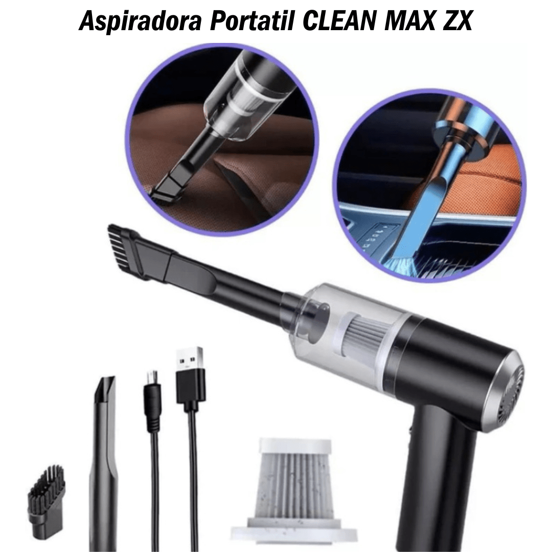 Hidrolavadora Titanium Pro + Aspiradora Portatil 2 en 1 CLEAN MAX ZX - Tienda SuaCalm
