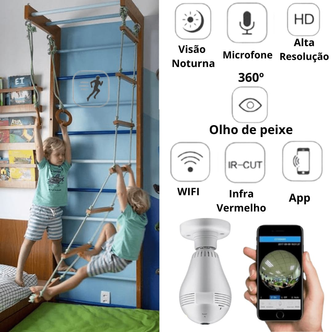 Cámara de seguridad inteligente - PrismaCam 360º - Tienda SuaCalm