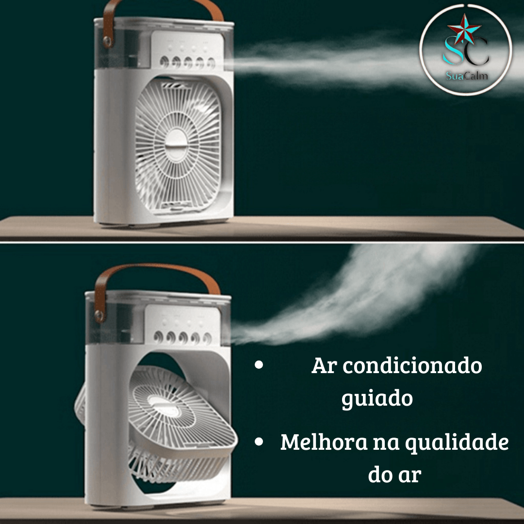 Ar Climatizador Portátil c/ Led - Oásis Refresh - SuaCalm